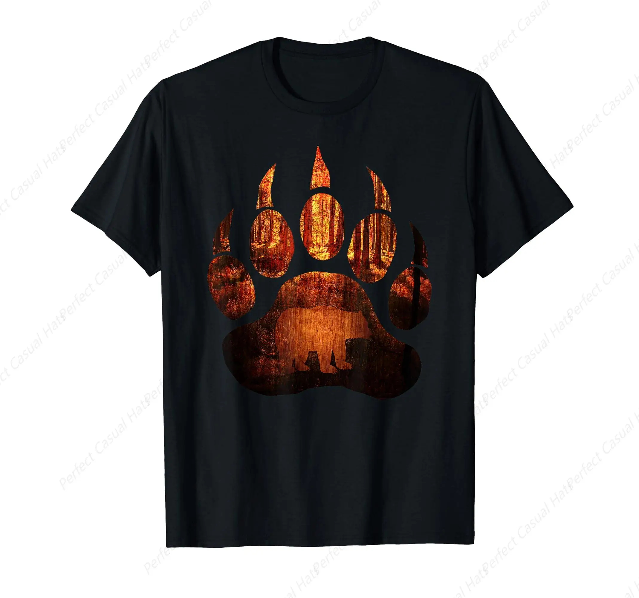 Nature Animal Wildlife of Brown Bear Paw Forest Woods Trees T-Shirt Casual O-Neck Printed Basic Tee Shirt
Nature Animal Wildlife of Brown Bear Paw Forest Woods Trees T-Shirt Casual O-Neck Printed Basic Tee Shirt