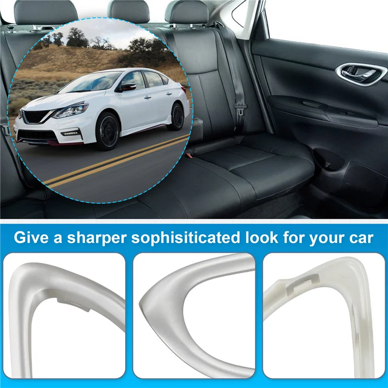 Rear Left & Right Inside Interior Door Handle Trim Bezel For Nissan For Sentra 2013-2019 82683-3RA0A 82682-3RA0A-AB36
Rear Left & Right Inside Interior Door Handle Trim Bezel For Nissan For Sentra 2013-2019 82683-3RA0A 82682-3RA0A-AB36