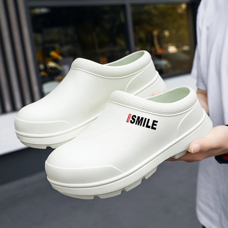 New trendy brand men's versatile fashion clogs, personalized full-coverage simple stylish men's slippers
New trendy brand men's versatile fashion clogs, personalized full-coverage simple stylish men's slippers