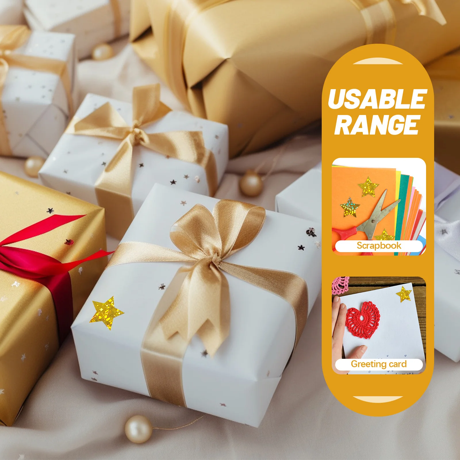 2 Rolls Star DIY Sticker Smooth Fine Texture for Scrapbook Diary Journal Collage Gift Wrapping Decorative Sticker Roll
2 Rolls Star DIY Sticker Smooth Fine Texture for Scrapbook Diary Journal Collage Gift Wrapping Decorative Sticker Roll