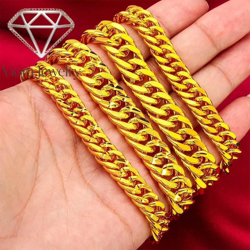 Viora Jewelry 24K Gold Heart Bell Bracelet | AU999 Pure Gold, wide chain with sturdy heart bells, matte finish, authoritative fo
Viora Jewelry 24K Gold Heart Bell Bracelet | AU999 Pure Gold, wide chain with sturdy heart bells, matte finish, authoritative fo