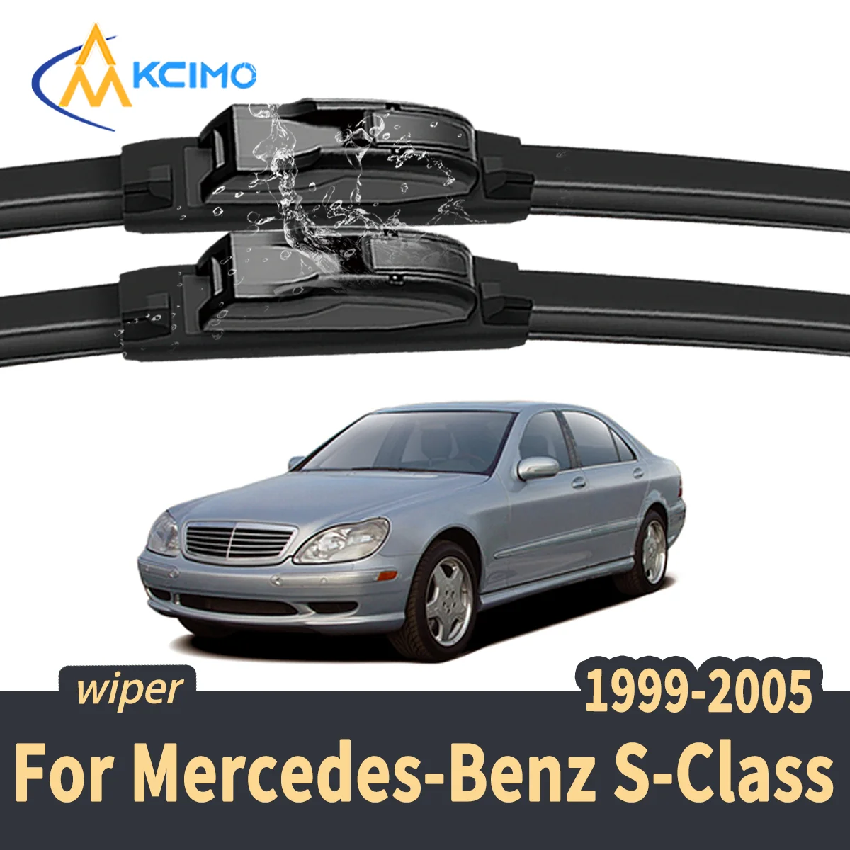 For Mercedes-Benz S-Class W220 1999-2005 Windshield Wiper Blades Silent Natural Rubber Car Front Window Replacement Parts
For Mercedes-Benz S-Class W220 1999-2005 Windshield Wiper Blades Silent Natural Rubber Car Front Window Replacement Parts