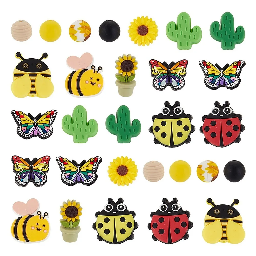 33Pcs 11 Styles Leaf Focal Beads Mixed Color 15~31x15~31x8~15mm Hole: 2~3mm
33Pcs 11 Styles Leaf Focal Beads Mixed Color 15~31x15~31x8~15mm Hole: 2~3mm