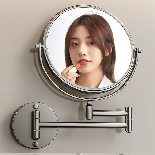 Bathroom HD Folding Makeup Mirror Wall Hanging Creative Hotel Home Furnishings Toilets Retractable Non Perforated Enlargement
Bathroom HD Folding Makeup Mirror Wall Hanging Creative Hotel Home Furnishings Toilets Retractable Non Perforated Enlargement