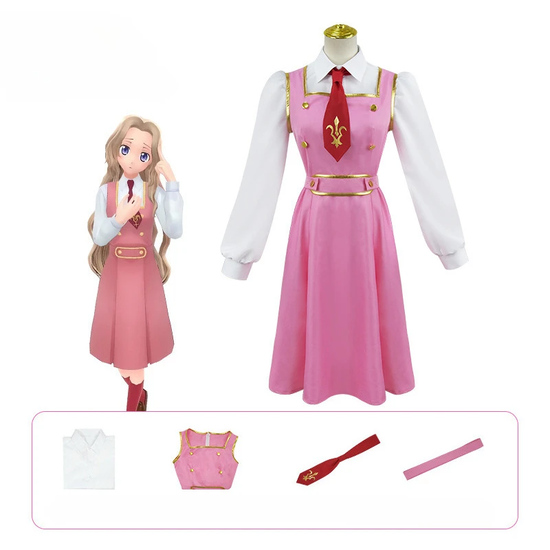 Lelouch Cosplay Dress Code Cosplay Outfit Pink Uniform Full Set for Women's Costume Suit
Lelouch Cosplay Dress Code Cosplay Outfit Pink Uniform Full Set for Women's Costume Suit