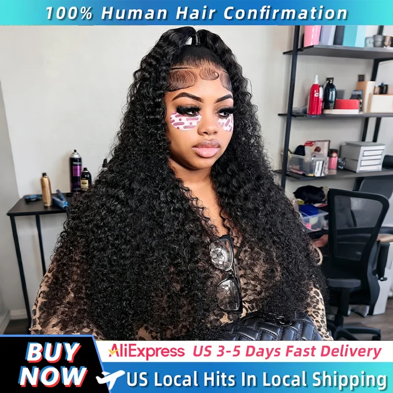 Brazilian Curly Human Hair Lace Front Wig Pre Plucked HD Lace Kinky Curly Wig For Black Women US Local Fast Delivery Good After Sale Service
Brazilian Curly Human Hair Lace Front Wig Pre Plucked HD Lace Kinky Curly Wig For Black Women US Local Fast Delivery Good After Sale Service