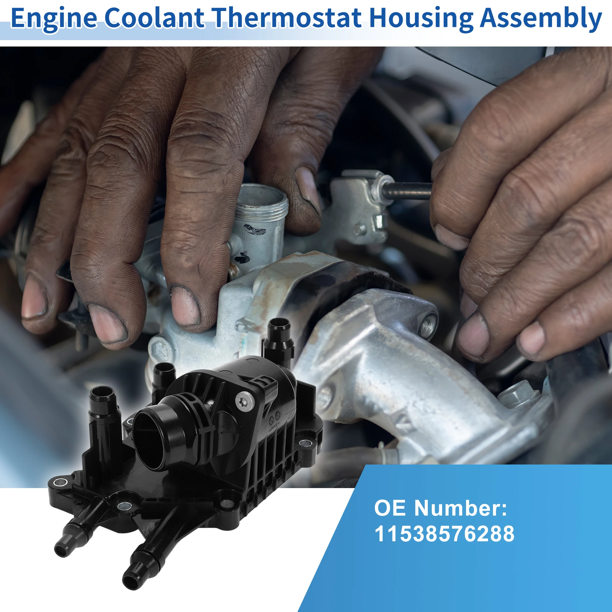 UXCELL Engine Coolant Thermostat Housing Assembly No.11538576288 for BMW 5-Series 2018
UXCELL Engine Coolant Thermostat Housing Assembly No.11538576288 for BMW 5-Series 2018