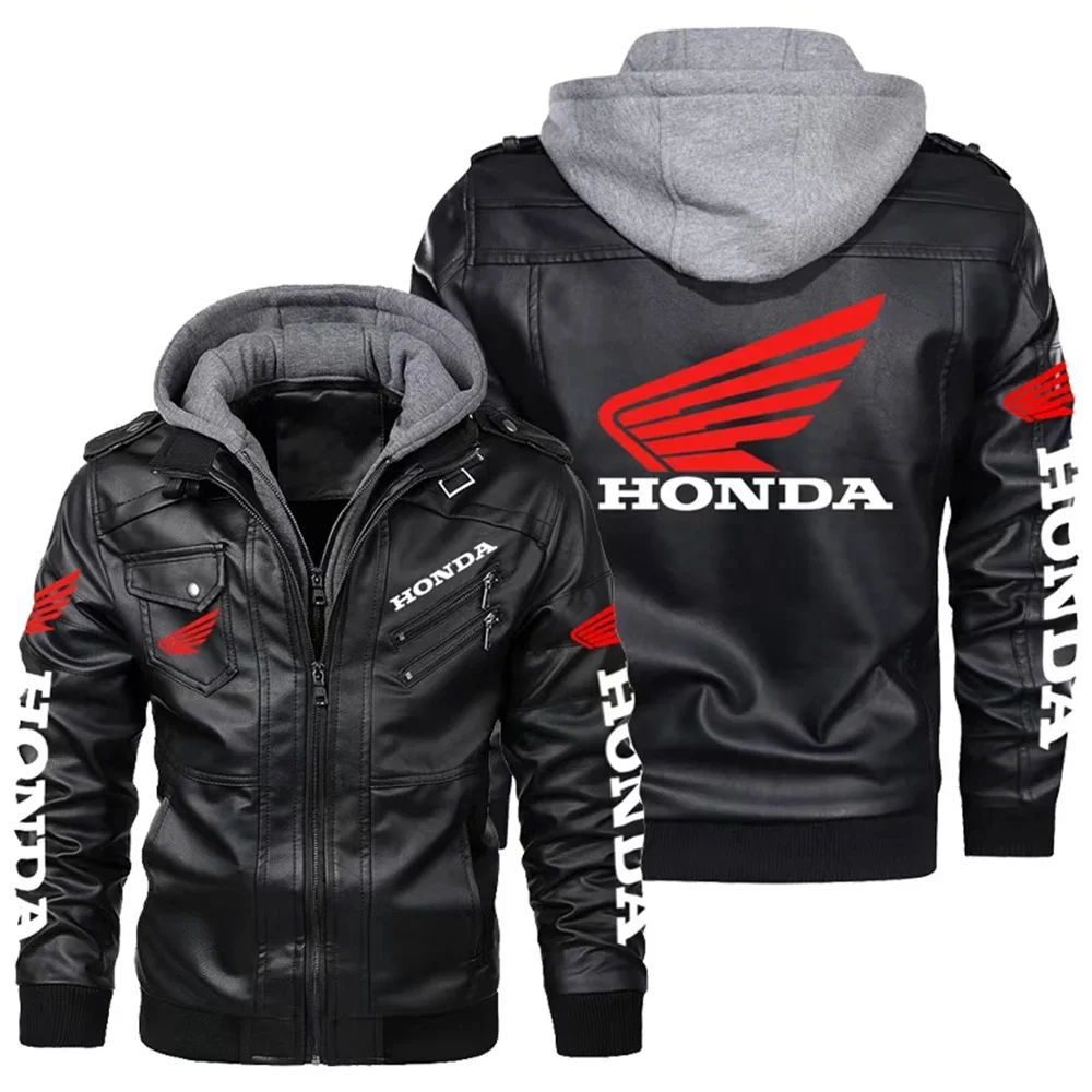 Men's Honda Racing Classic Working Bomber Jacket, Zipper Design Leather Jacket, Windproof Leather Jacket For Street Motorcycle
Men's Honda Racing Classic Working Bomber Jacket, Zipper Design Leather Jacket, Windproof Leather Jacket For Street Motorcycle