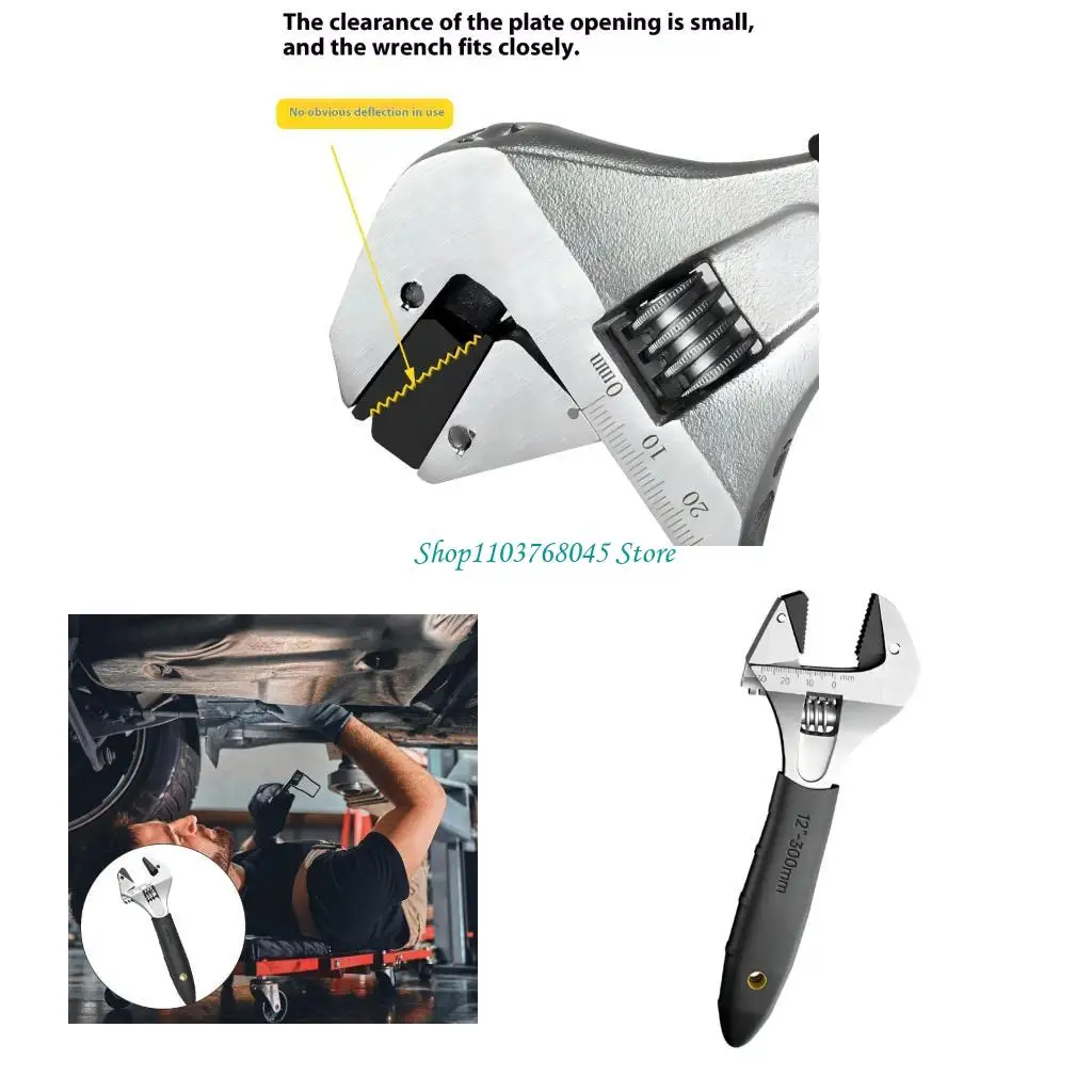 R53F 8/10/12inch Woodworking Ratcheting Wrench Nonslip Multifunction Pipe Hand Tool
R53F 8/10/12inch Woodworking Ratcheting Wrench Nonslip Multifunction Pipe Hand Tool