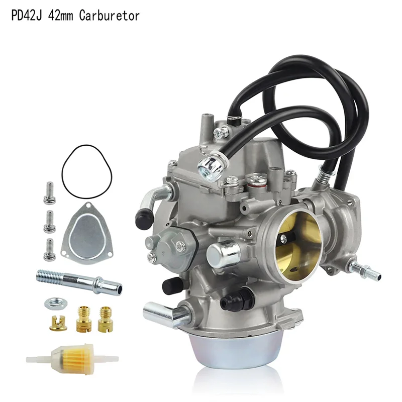 PD42J 42Mm Carburetor For Yamaha Predator 500 Grizzly 600 660 YFM660 Outlaw 500 Rhino YXR660 Bombardier Can-Am
PD42J 42Mm Carburetor For Yamaha Predator 500 Grizzly 600 660 YFM660 Outlaw 500 Rhino YXR660 Bombardier Can-Am
