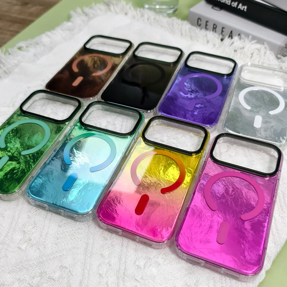 Чехол для телефона Desert Gold, для iPhone 17 Pro Max 17 Pro 17 Series Магнитный чехол для телефона Glacier с градиентом (синий, розовый, золотой, зеленый)
Чехол для телефона Desert Gold, для iPhone 17 Pro Max 17 Pro 17 Series Магнитный чехол для телефона Glacier с градиентом (синий, розовый, золотой, зеленый)