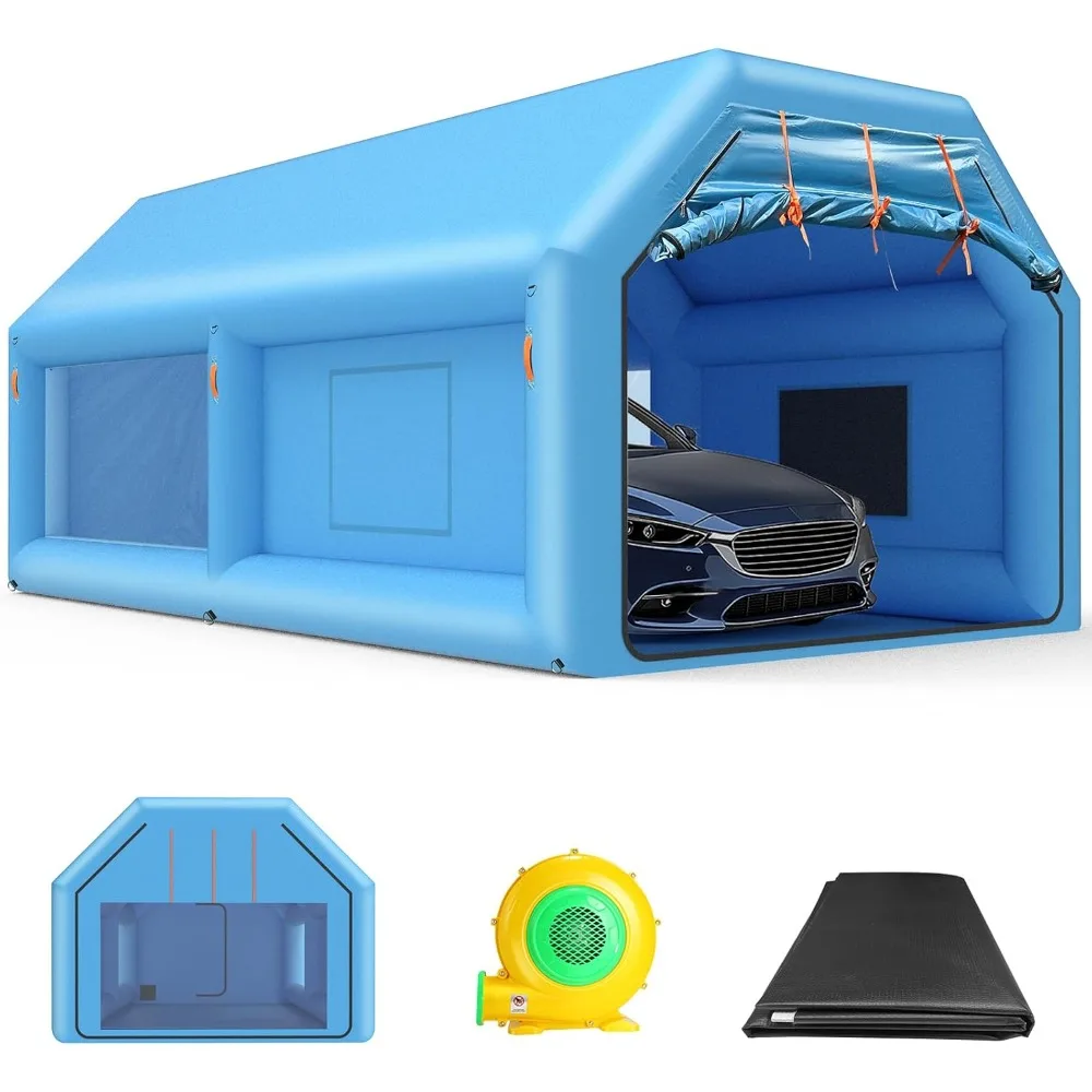 Inflatable Paint Booth Portable Spray Booth Tent 20 x 12 x 9 FT Inflatable Blow Up Paint Tent with Air Filter System & Blower fo 
Inflatable Paint Booth Portable Spray Booth Tent 20 x 12 x 9 FT Inflatable Blow Up Paint Tent with Air Filter System & Blower fo