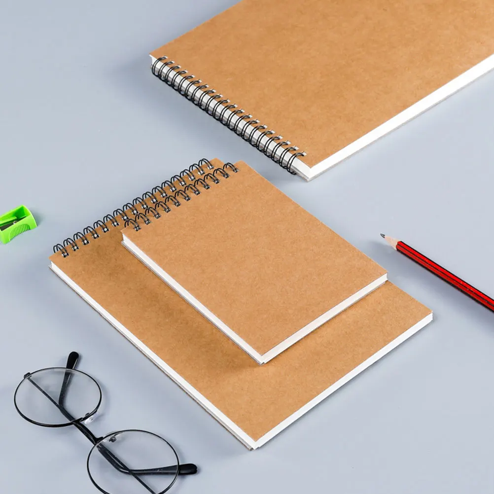 2Pcs Binding Sketch Book Blank Pages Thick Paper 360 Degree Turn Coil Bound Journal for Drawing Writing Poetry Travel
2Pcs Binding Sketch Book Blank Pages Thick Paper 360 Degree Turn Coil Bound Journal for Drawing Writing Poetry Travel
