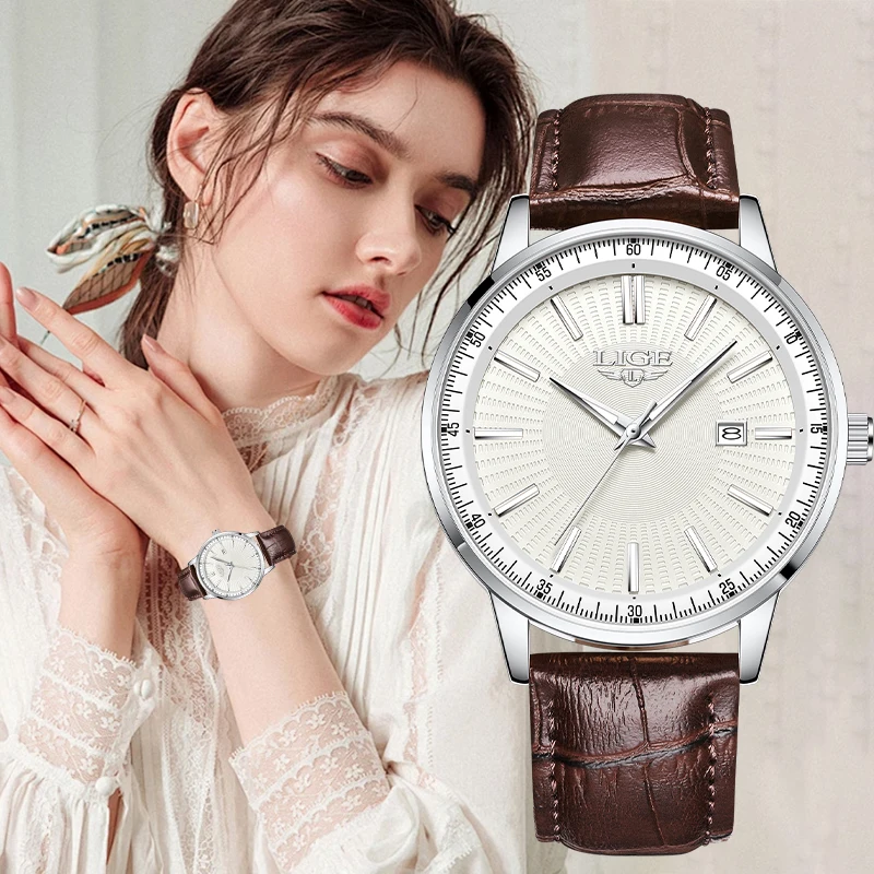 LIGE Classic Elegant Quartz Women's Wristwatch Outdoor Retro Calendar Casual Sport Leather Strap Luminous Waterproof Woman Watch
LIGE Classic Elegant Quartz Women's Wristwatch Outdoor Retro Calendar Casual Sport Leather Strap Luminous Waterproof Woman Watch