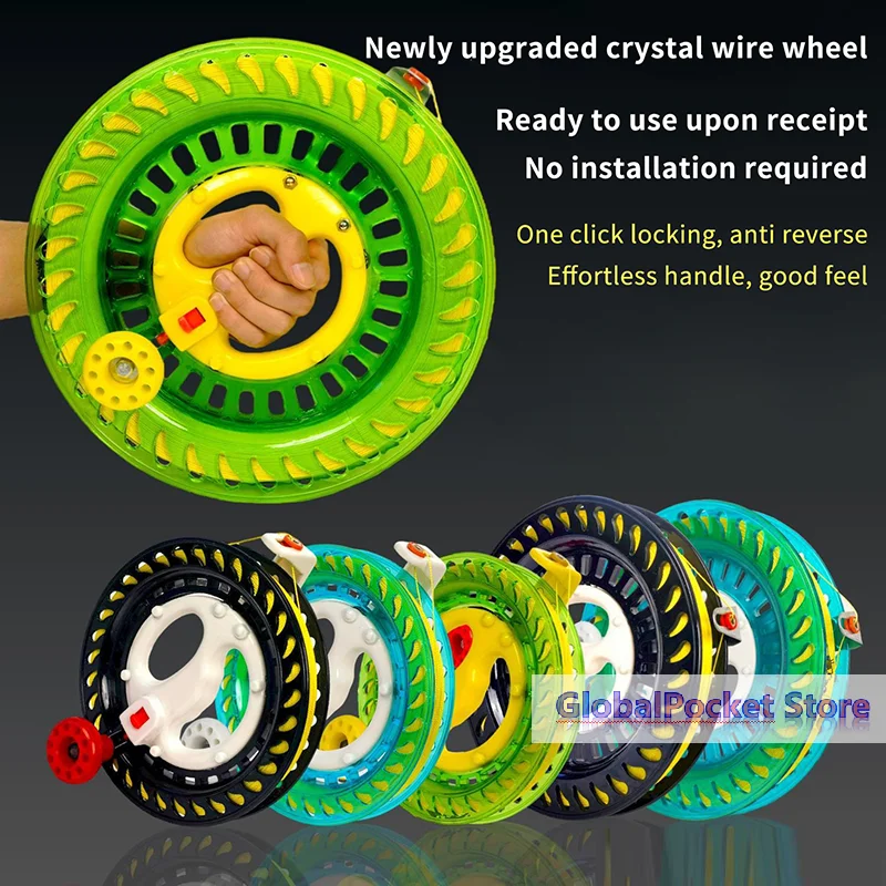 1 Piece Outdoor Round Grip For Fying Kites 100-400M Kite Reel Winder Fire Wheel String Flying Handle Tool Twisted String Line
1 Piece Outdoor Round Grip For Fying Kites 100-400M Kite Reel Winder Fire Wheel String Flying Handle Tool Twisted String Line