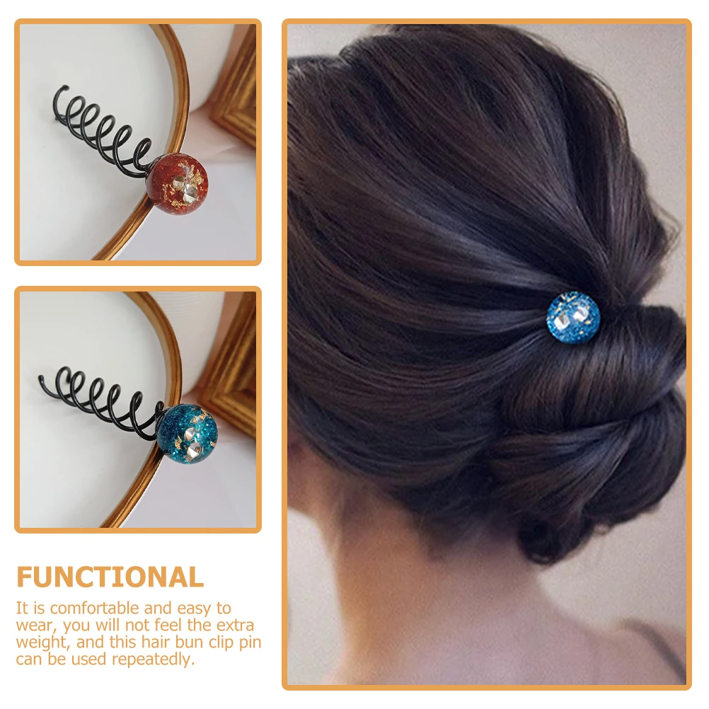 2pcs Spiral Clips Accessories for Women Blue Red Styling Tool Easy Wear Long Lasting Hairstyle Pins Hair Bun Clip Pin Spiral
2pcs Spiral Clips Accessories for Women Blue Red Styling Tool Easy Wear Long Lasting Hairstyle Pins Hair Bun Clip Pin Spiral