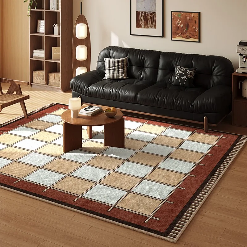 Brown Cream Style Living Room Carpet High-end Retro Sofa Coffee Table Area Rug Soft Comfortable Bedroom Floor Mat Ковер 러그 Tapis
Brown Cream Style Living Room Carpet High-end Retro Sofa Coffee Table Area Rug Soft Comfortable Bedroom Floor Mat Ковер 러그 Tapis