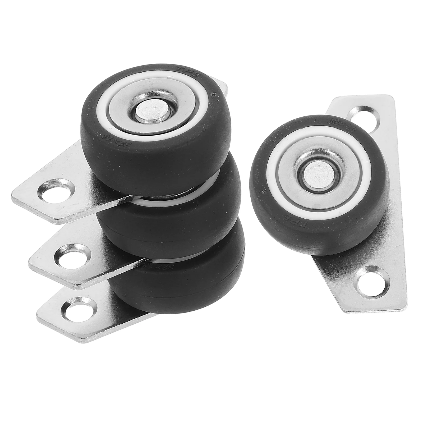 4 Sets Directional Casters Mini Wheels for Small Appliances Toolchest Furniture Silent Swivel Heavy
4 Sets Directional Casters Mini Wheels for Small Appliances Toolchest Furniture Silent Swivel Heavy