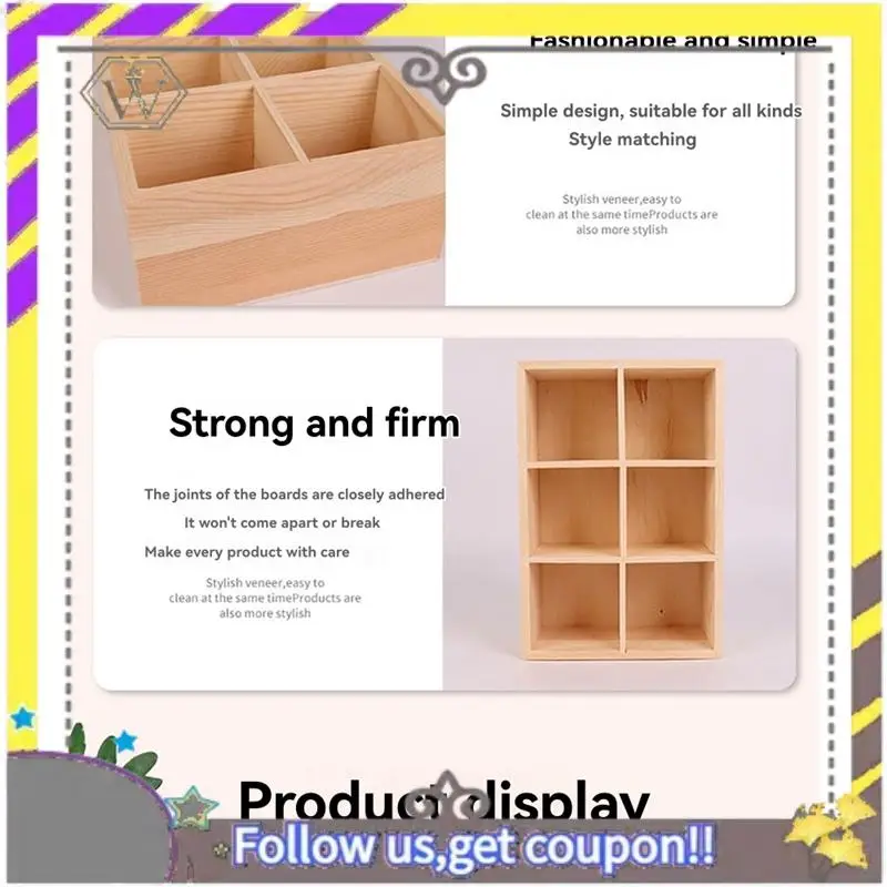 New Multi-Functional Wooden Storage Box With 6 Grids For Office And Kindergarten Desk Organization
New Multi-Functional Wooden Storage Box With 6 Grids For Office And Kindergarten Desk Organization