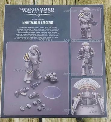 Original JOYTOY Warhammer 40K Iron WarriorsMKlll Tactical Sergeant 1/18 Action Figure Model Collection Gift Boy
Original JOYTOY Warhammer 40K Iron WarriorsMKlll Tactical Sergeant 1/18 Action Figure Model Collection Gift Boy