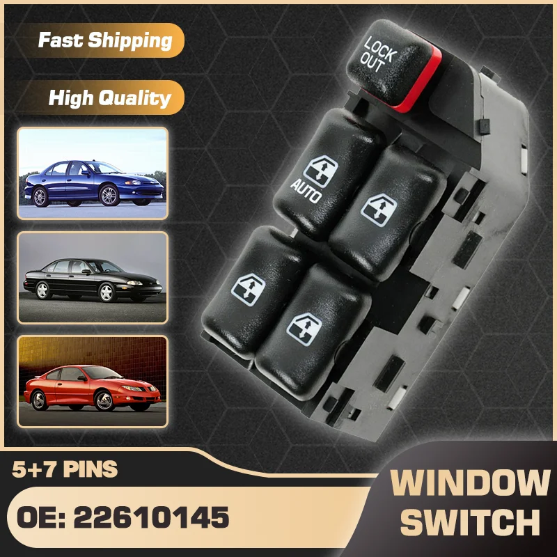 22610145 Car Window Control Switch Master Button For Chevrolet Cavalier Toyota Cavalier Chevy Lumina Chevy Lumina MK2 1995-2005
22610145 Car Window Control Switch Master Button For Chevrolet Cavalier Toyota Cavalier Chevy Lumina Chevy Lumina MK2 1995-2005
