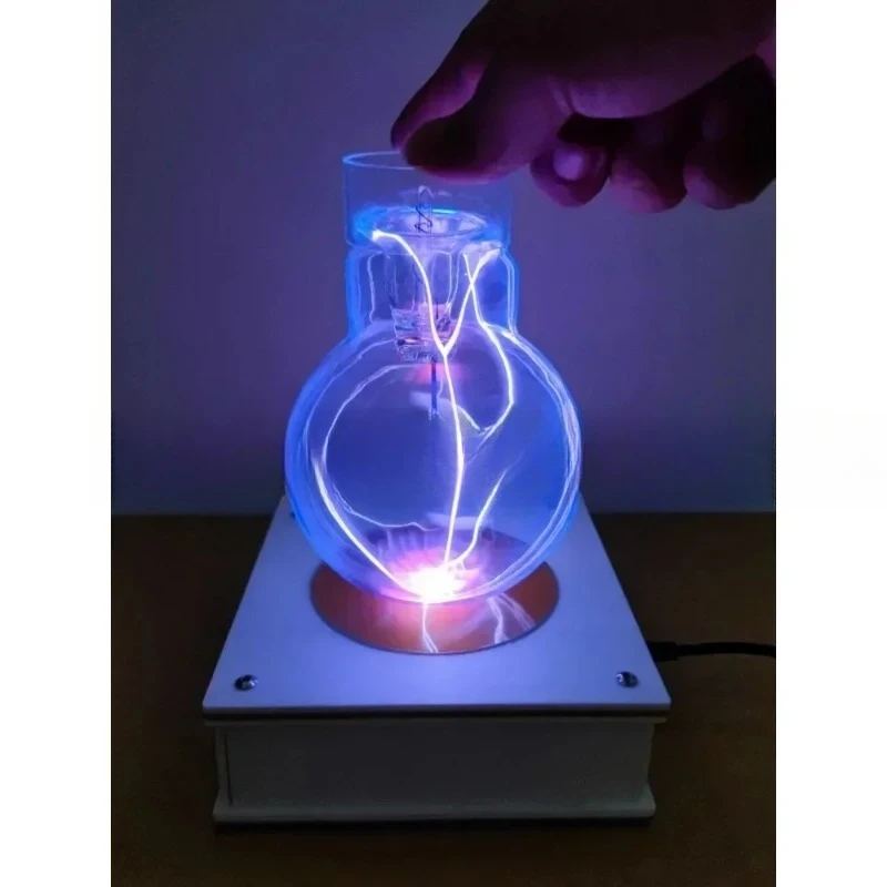 New Tesla Coil Vacuum Lighting Special Magical Cup Magic Prop Creative Lamp Stand Technology Toy
New Tesla Coil Vacuum Lighting Special Magical Cup Magic Prop Creative Lamp Stand Technology Toy