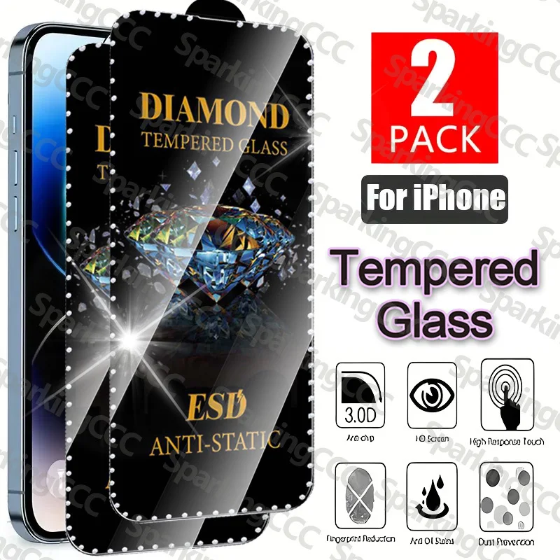 2pcs for iPhone 17 Series Sparkle Drill Glow Tempered Glass,Smooth Touch,Anti-Scratch,Color-neutral,High-toughness,a warm gift,
2pcs for iPhone 17 Series Sparkle Drill Glow Tempered Glass,Smooth Touch,Anti-Scratch,Color-neutral,High-toughness,a warm gift,