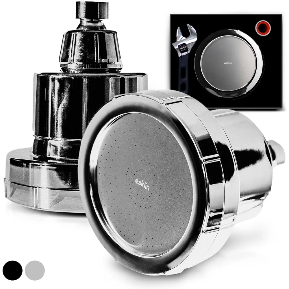 Filtered Showerhead High Pressure Water Softener For Hard Water - Reduce Dandruff, Protect Colored Hair
Filtered Showerhead High Pressure Water Softener For Hard Water - Reduce Dandruff, Protect Colored Hair