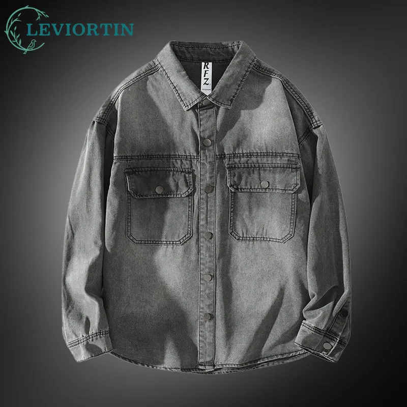 Men's Washed Cotton Utility Vintage Work Shirt Casual Outdoor Wear Relaxed Fit Breathable Denim Shirt Jacket with Multi-Pocket
Men's Washed Cotton Utility Vintage Work Shirt Casual Outdoor Wear Relaxed Fit Breathable Denim Shirt Jacket with Multi-Pocket