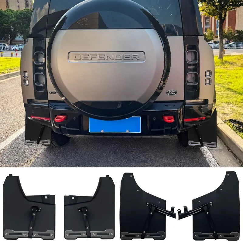 4 шт. брызговики для Land Rover Defender 90 110 2020-2024 2025 брызговики чехол из мягкой резины + металлическая рама крыло OEM 
4 шт. брызговики для Land Rover Defender 90 110 2020-2024 2025 брызговики чехол из мягкой резины + металлическая рама крыло OEM