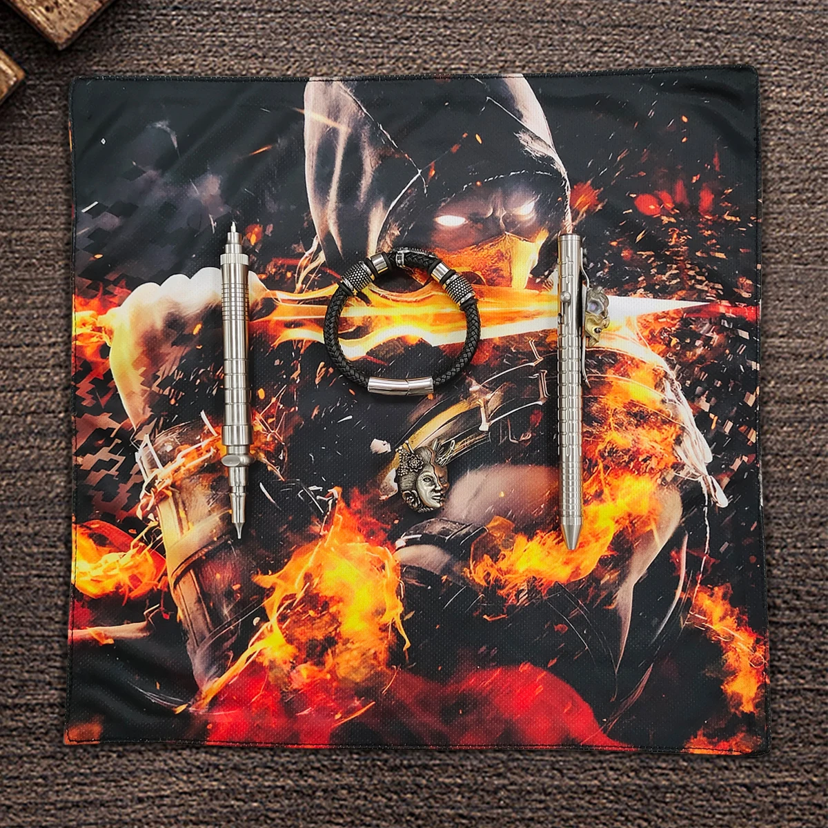 Men's Square Handkerchief for EDC Knife Beads Decoration Storage Personality Pattern Fashion Warrior
Men's Square Handkerchief for EDC Knife Beads Decoration Storage Personality Pattern Fashion Warrior