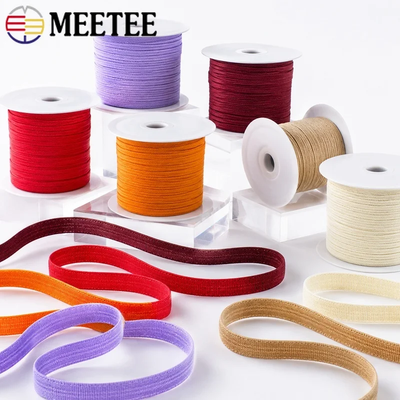 20Meters 8mm Elastic Band Polyester Nylon Stretch Tape for Bra Underwear Strap Sewing Clothes Ribbon Accessories Needlework
20Meters 8mm Elastic Band Polyester Nylon Stretch Tape for Bra Underwear Strap Sewing Clothes Ribbon Accessories Needlework