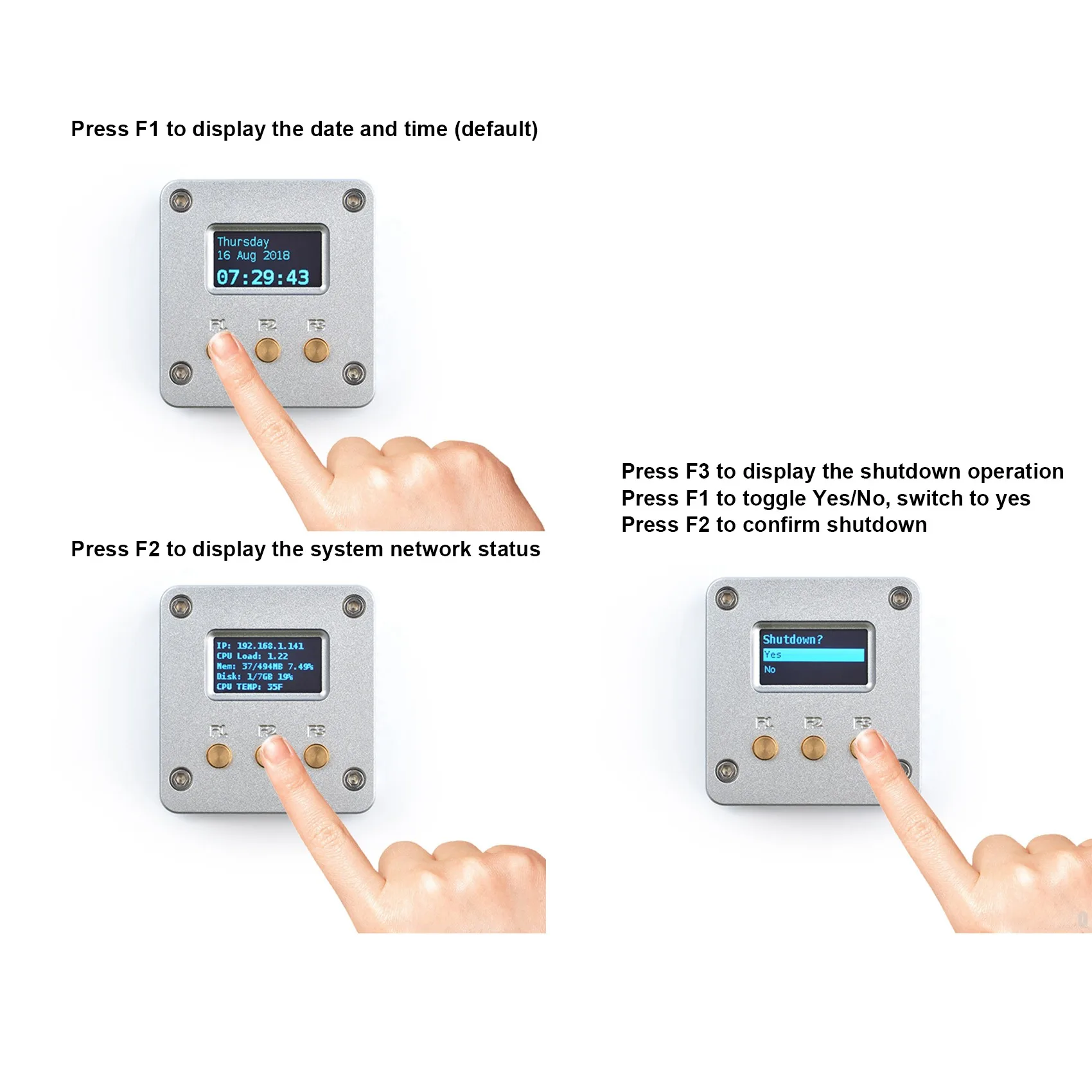 FEDI-Nanopi NEO+OLED Display+Metal Case Kit Open Source H3 Development Board DDR3 RAM Ubuntu Openwrt Armbian
FEDI-Nanopi NEO+OLED Display+Metal Case Kit Open Source H3 Development Board DDR3 RAM Ubuntu Openwrt Armbian