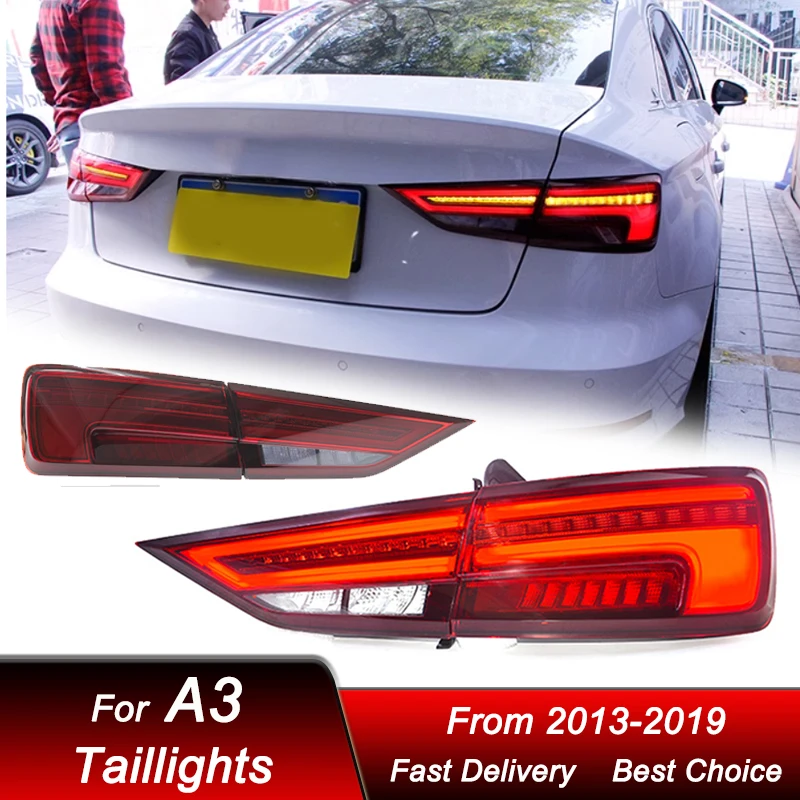 Задние фонари для автостайлинга для Audi A3 2013-2019, новый стиль, полная задняя фара, динамический сигнал поворота, задняя фара в сборе
Задние фонари для автостайлинга для Audi A3 2013-2019, новый стиль, полная задняя фара, динамический сигнал поворота, задняя фара в сборе