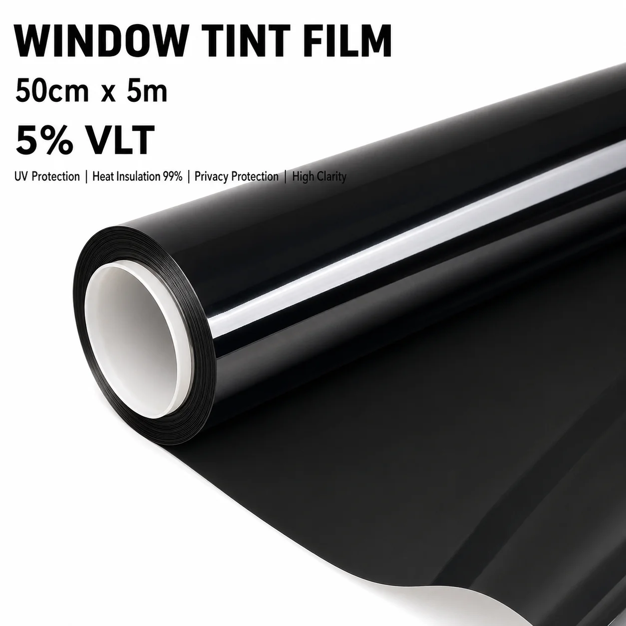 5% VLT Limo Black Nano Ceramic Car Window Tint Film 50cmX500cm Side Glass Cooling Film Detail View Solar Tint Roll Cab DIY Glass
5% VLT Limo Black Nano Ceramic Car Window Tint Film 50cmX500cm Side Glass Cooling Film Detail View Solar Tint Roll Cab DIY Glass
