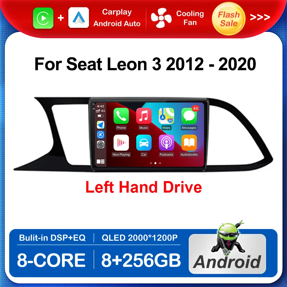 9 '' Left Hand Drive for Seat Leon 3 2012 - 2020 Android Intelligent System Multimedia Radio Player GPS Navi Bluetooth WiFi 4G
9 '' Left Hand Drive for Seat Leon 3 2012 - 2020 Android Intelligent System Multimedia Radio Player GPS Navi Bluetooth WiFi 4G