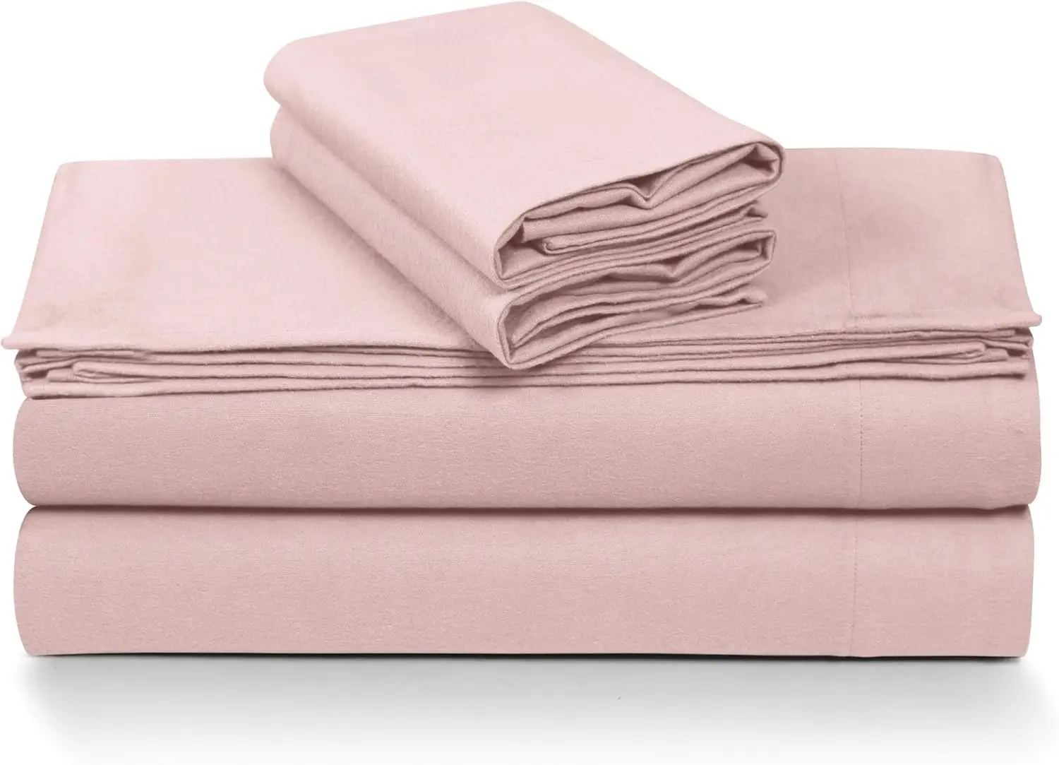 100% Cotton German Flannel Sheet Set - 200 Gsm, Deep Pocket, Ultra Soft & Cozy, Full, Light Pink 
100% Cotton German Flannel Sheet Set - 200 Gsm, Deep Pocket, Ultra Soft & Cozy, Full, Light Pink