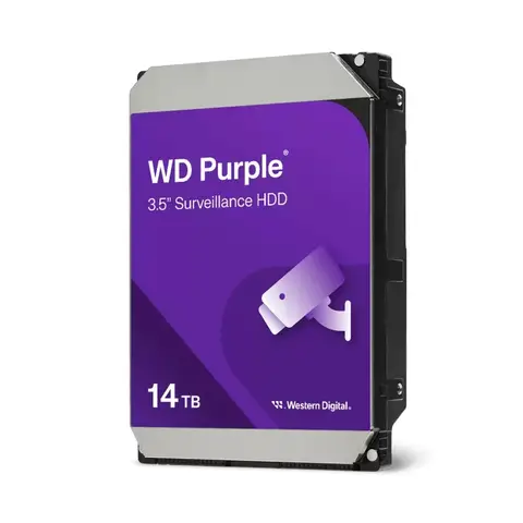 OEM HDD WD Purple 14TB Hard Disk Surveillance Internal Hard Drive 3.5" 7200RPM SATAIII Harddisk for Recorder WD140PURZ WD141PUR