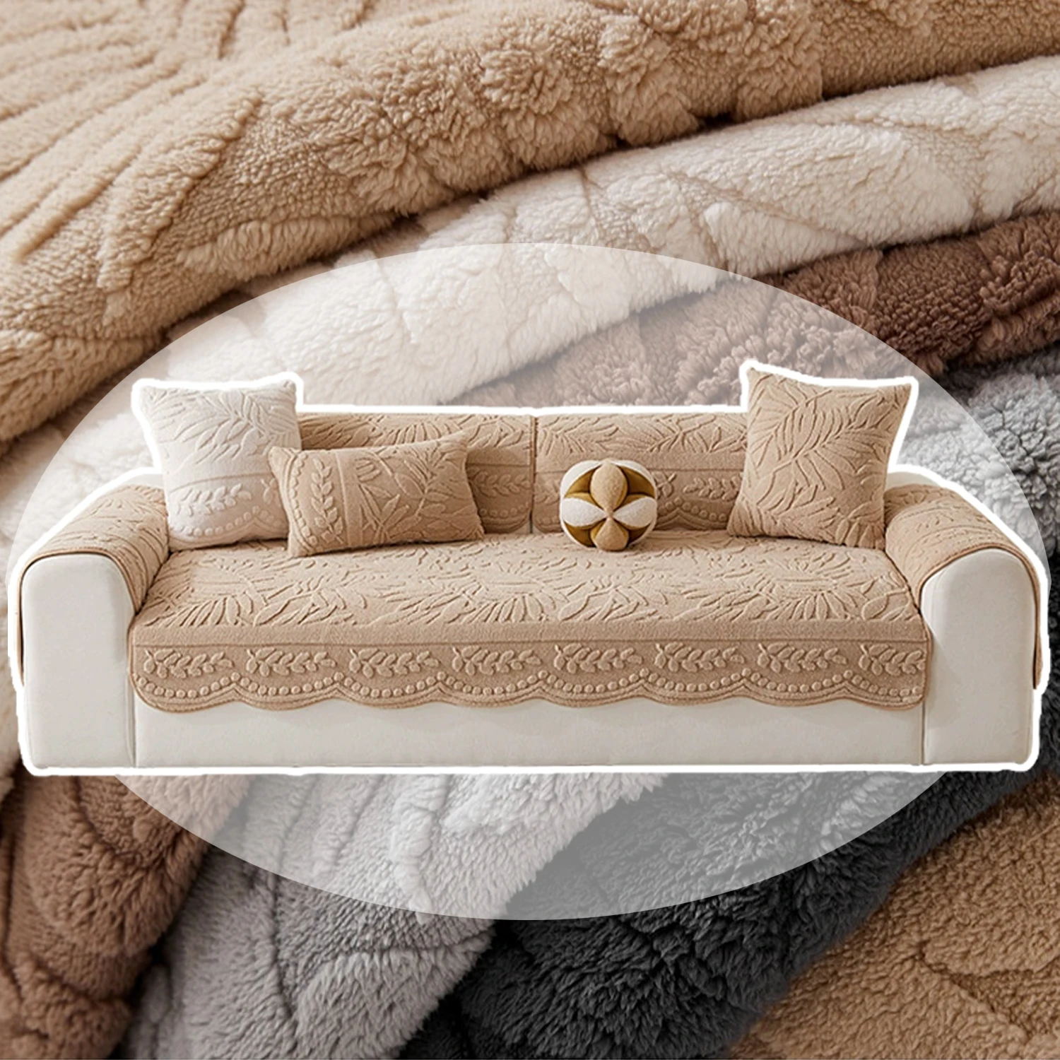 Nordic Style Sofa Towel Anti-scratch Plush Couch Covers Non-slip Sofas Cushion Chaise Longue Cover for Living Room Home 소파 매트
Nordic Style Sofa Towel Anti-scratch Plush Couch Covers Non-slip Sofas Cushion Chaise Longue Cover for Living Room Home 소파 매트