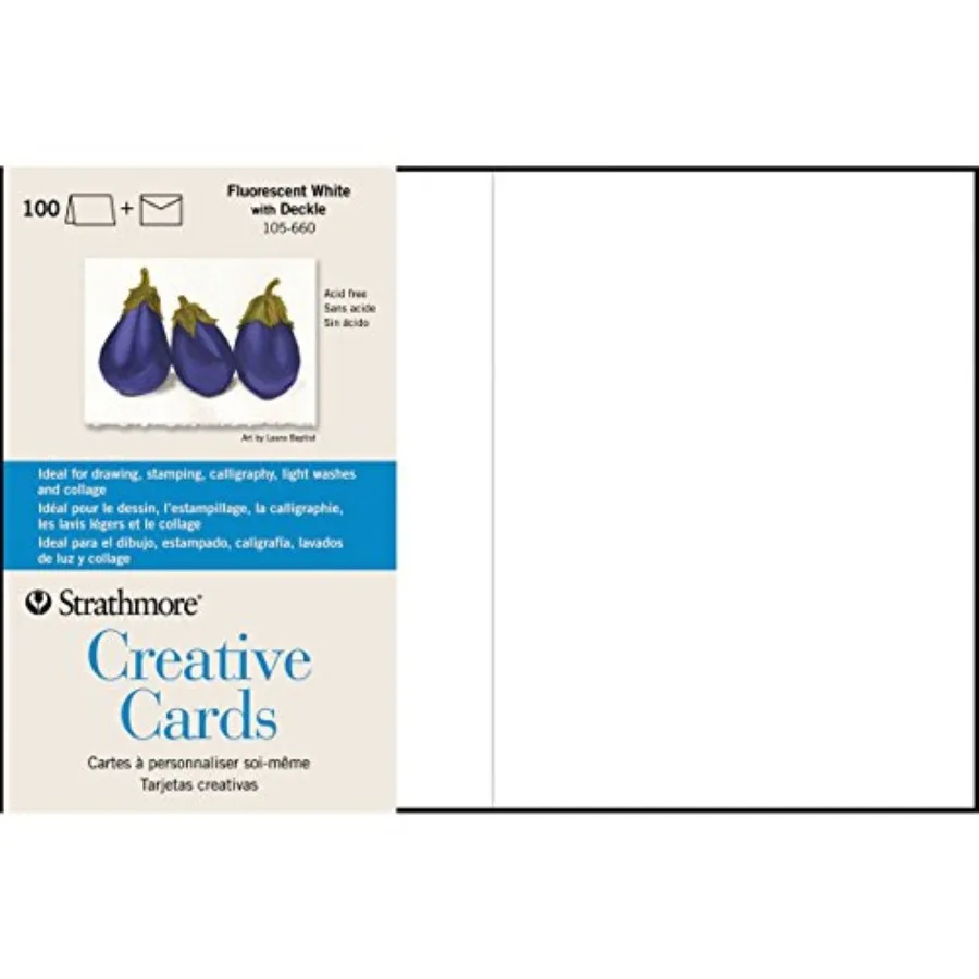Greeting Cards Flr White Pkg 100
Greeting Cards Flr White Pkg 100