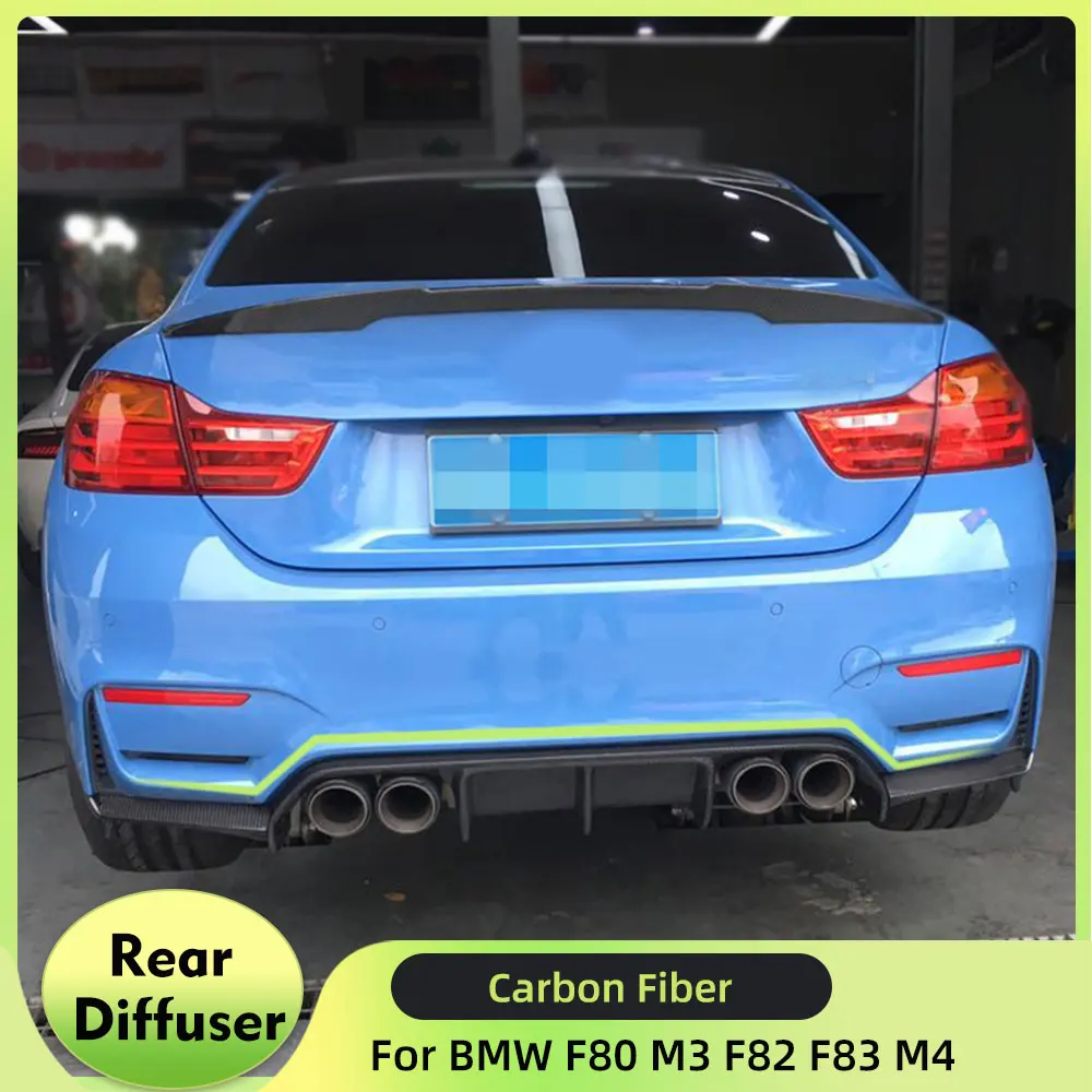 Carbon Fiber / ABS Rear Diffuser Lip Spoiler Bumper Guard for BMW F80 M3 F82 F83 M4 Bumper 2014-2019 Sedan Coupe Convertible
Carbon Fiber / ABS Rear Diffuser Lip Spoiler Bumper Guard for BMW F80 M3 F82 F83 M4 Bumper 2014-2019 Sedan Coupe Convertible