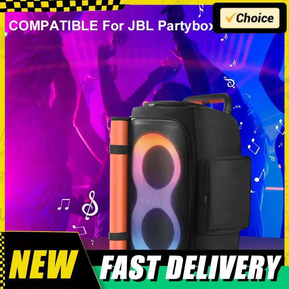 Portable Speaker Carrying Case with Mic Pocket for JBL PARTYBOX 520 Party Speaker Storage Bag Waterproof Travel Protective Cover
Portable Speaker Carrying Case with Mic Pocket for JBL PARTYBOX 520 Party Speaker Storage Bag Waterproof Travel Protective Cover