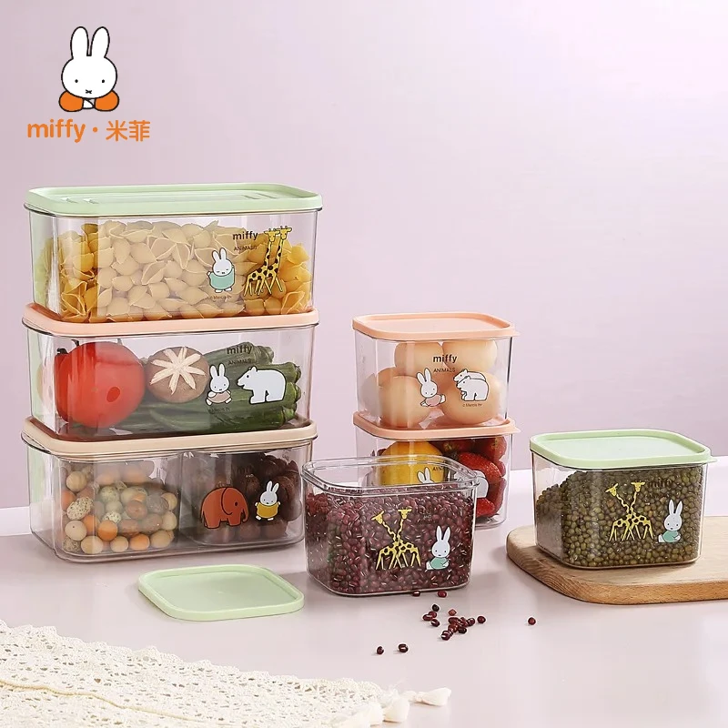 Cartoon Miffy Fresh Preservation Box Refrigerator Transparent Storage Box Kitchen Home Travel Picnic Portable Organizing Box
Cartoon Miffy Fresh Preservation Box Refrigerator Transparent Storage Box Kitchen Home Travel Picnic Portable Organizing Box
