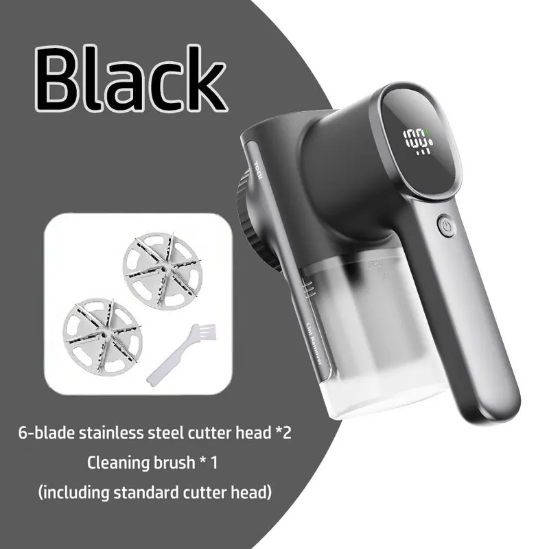 Rechargeable lint remover, dual 6-blade, 3 speeds, LED display & light. Trim lint from clothes, sweaters and furniture.
Rechargeable lint remover, dual 6-blade, 3 speeds, LED display & light. Trim lint from clothes, sweaters and furniture.