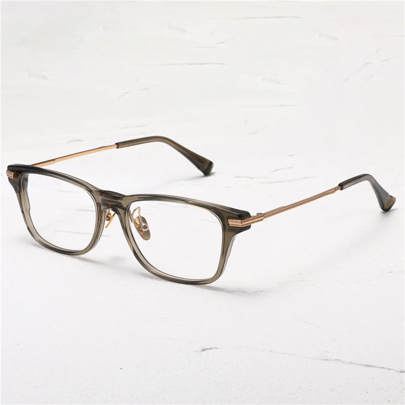 Optical Eyeglasses For Men Women Retro Designer 140 Fashion Golf Squre Titanium Fiberglass Frames European and American Style
Optical Eyeglasses For Men Women Retro Designer 140 Fashion Golf Squre Titanium Fiberglass Frames European and American Style