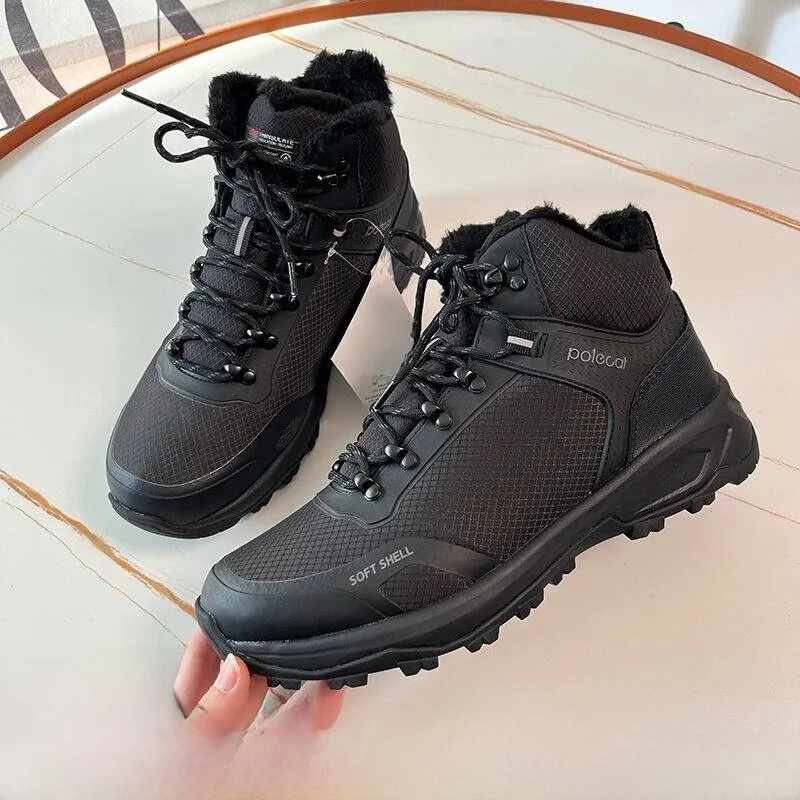 Outdoor Tactical Boots Men's Hiking Work Boots Fleece Warm Anti-slip Shock Absorption Casual Short Boots round Toe
Outdoor Tactical Boots Men's Hiking Work Boots Fleece Warm Anti-slip Shock Absorption Casual Short Boots round Toe