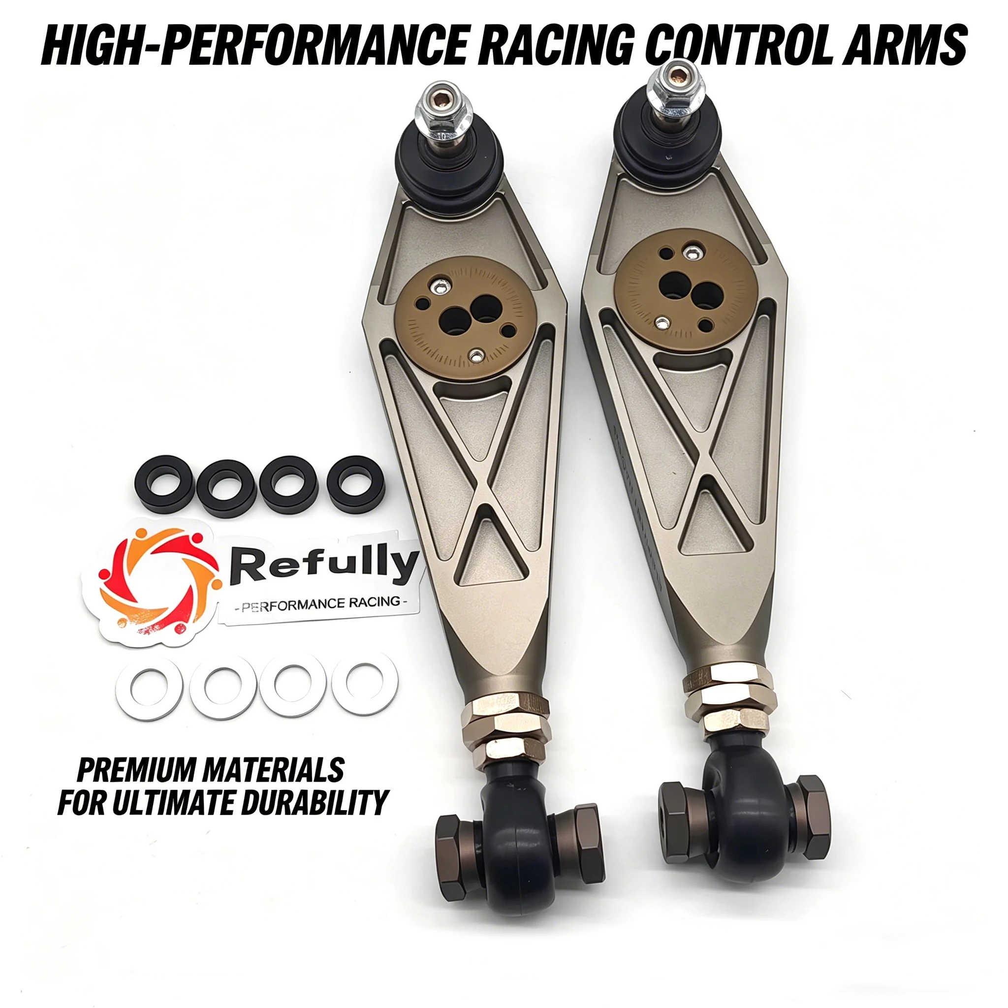 Performance Adjustable Suspension Control Arms for Porsche 911 & Boxster/Cayman
Performance Adjustable Suspension Control Arms for Porsche 911 & Boxster/Cayman