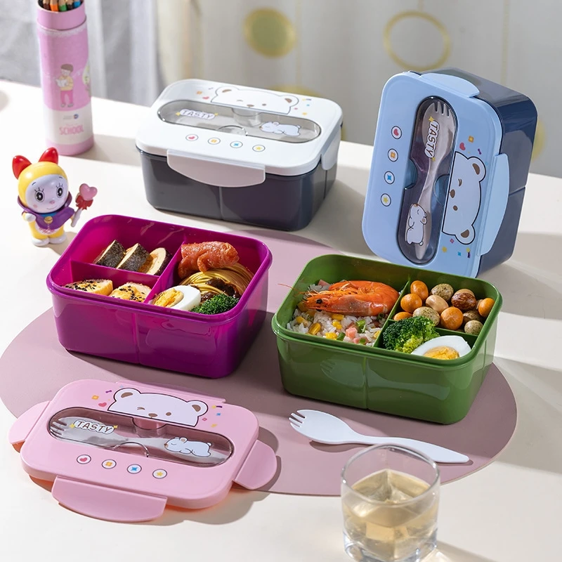 Microwave Safe Bento Box Food Grade Plastic Leak Proof Lunch Container With Cup Holder Office School Home Meal Prep Storage
Microwave Safe Bento Box Food Grade Plastic Leak Proof Lunch Container With Cup Holder Office School Home Meal Prep Storage