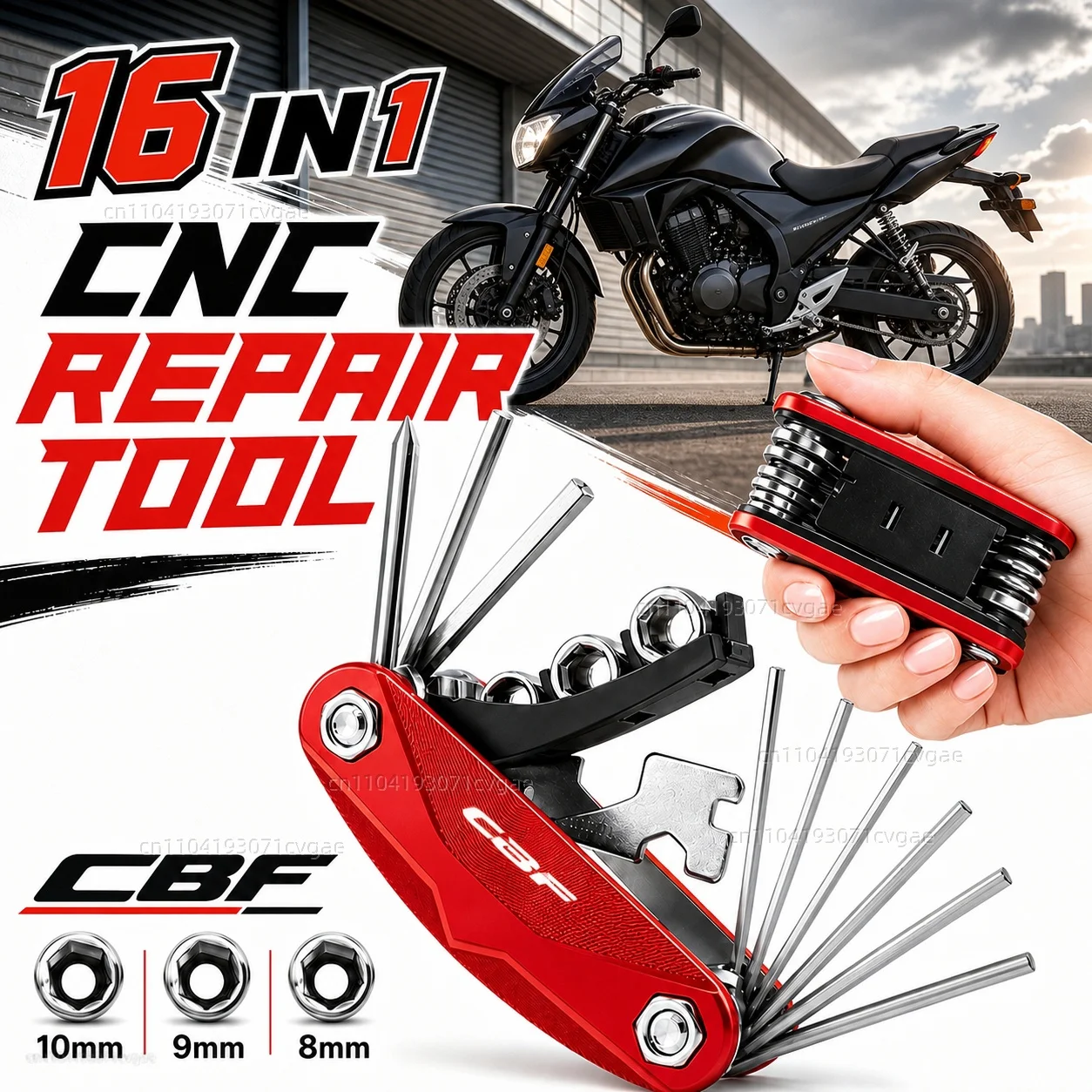 For Honda CBF CBF125 CBF190R CBF500 CBF600 CBF1000 Motorcycle Tool Repair Kit Multifunctional Screwdriver Wrench Hex Key Set
For Honda CBF CBF125 CBF190R CBF500 CBF600 CBF1000 Motorcycle Tool Repair Kit Multifunctional Screwdriver Wrench Hex Key Set