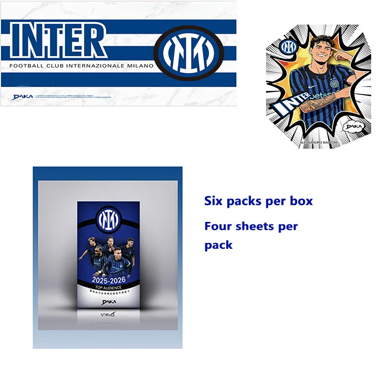 Inter Milan Football Club 2025–26 Season TOP AUDIENCE Series Official Player Cards Collectible Cards Star Players
Inter Milan Football Club 2025–26 Season TOP AUDIENCE Series Official Player Cards Collectible Cards Star Players